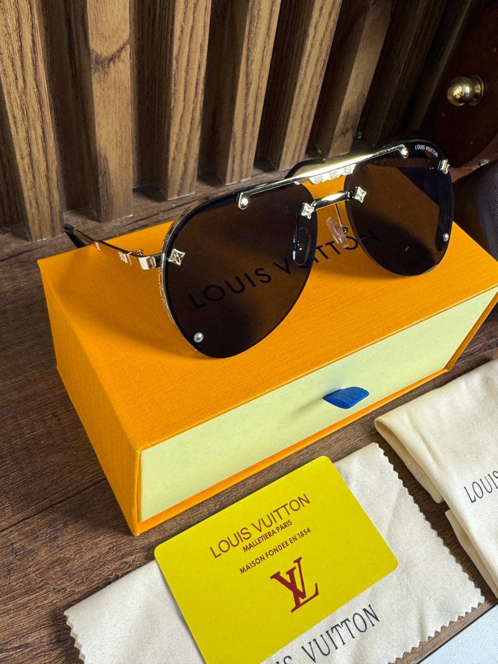 Louis Vuitton Gold Aviator